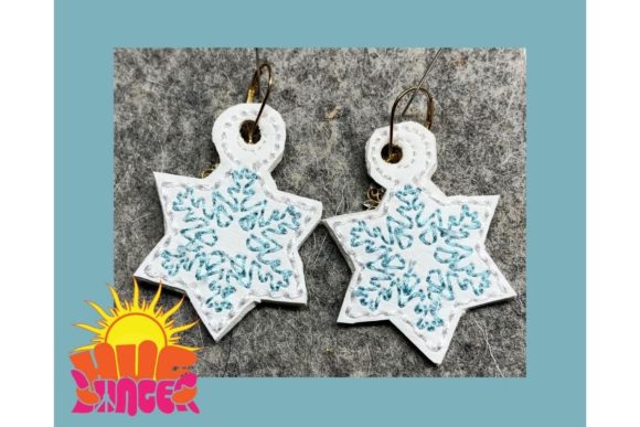 Charming Snowflake Earrings for Craft Fairs