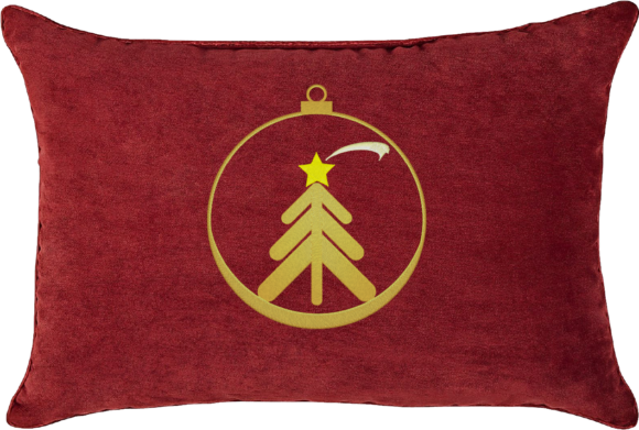 Christmas Ball with Christmas Tree: A Festive Embroidery Delight