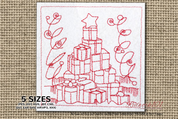 Christmas Gifts Tree Machine: A Festive Embroidery Review
