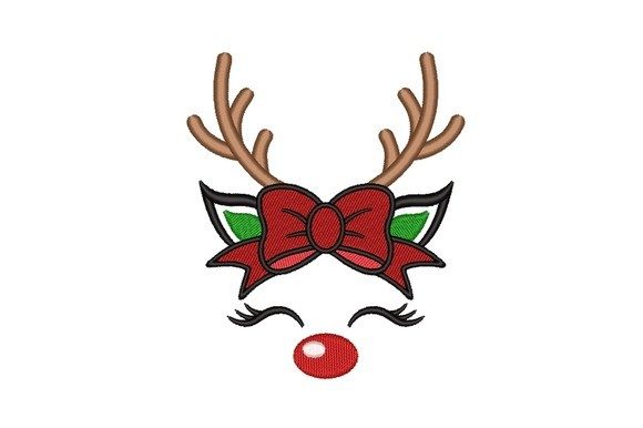 Christmas Reindeer: A Festive Embroidery Delight
