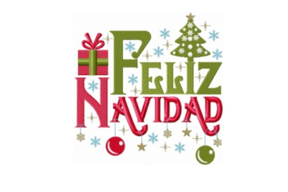 Feliz Navidad: A Festive Embroidery Design for Your Holiday Projects