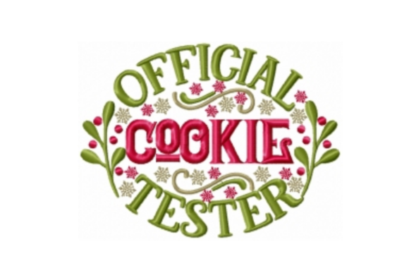 Official Cookie Tester: A Joyful Christmas Design
