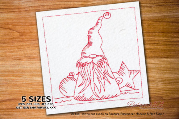 Review: Cartoon Santaclaus Bluework Embroidery