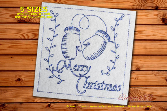 Review: Santa Gloves Embroidery for Holiday Creations