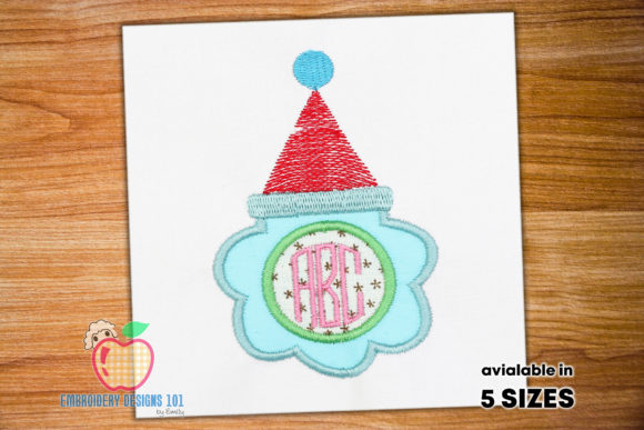 Review: Santa Hat with Monogram Applique