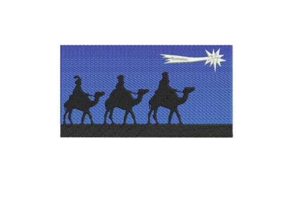 Three Wise Kings Embroidery: A Festive Touch