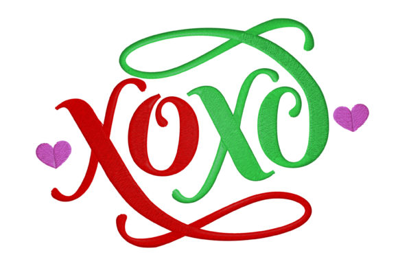 XO XO: A Versatile Embroidery Design for Your Shop